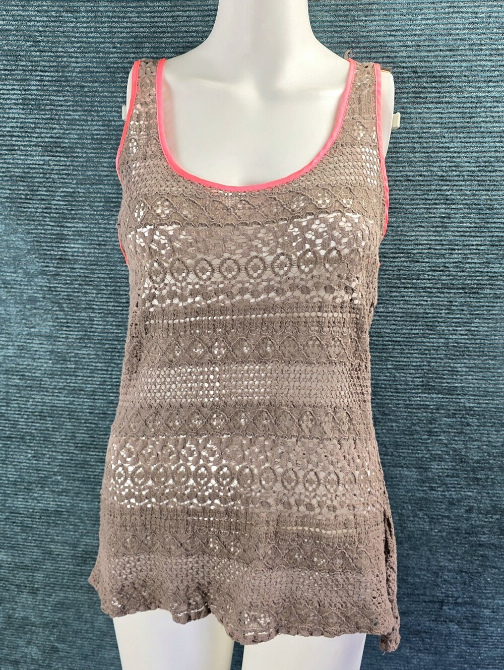 Express Crochet Lace Boho Tank Top